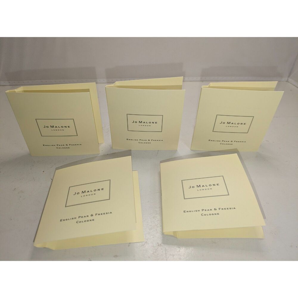 Jo Malone London English Pear & Freesia .05 oz Travel Size Sample Lot of 5